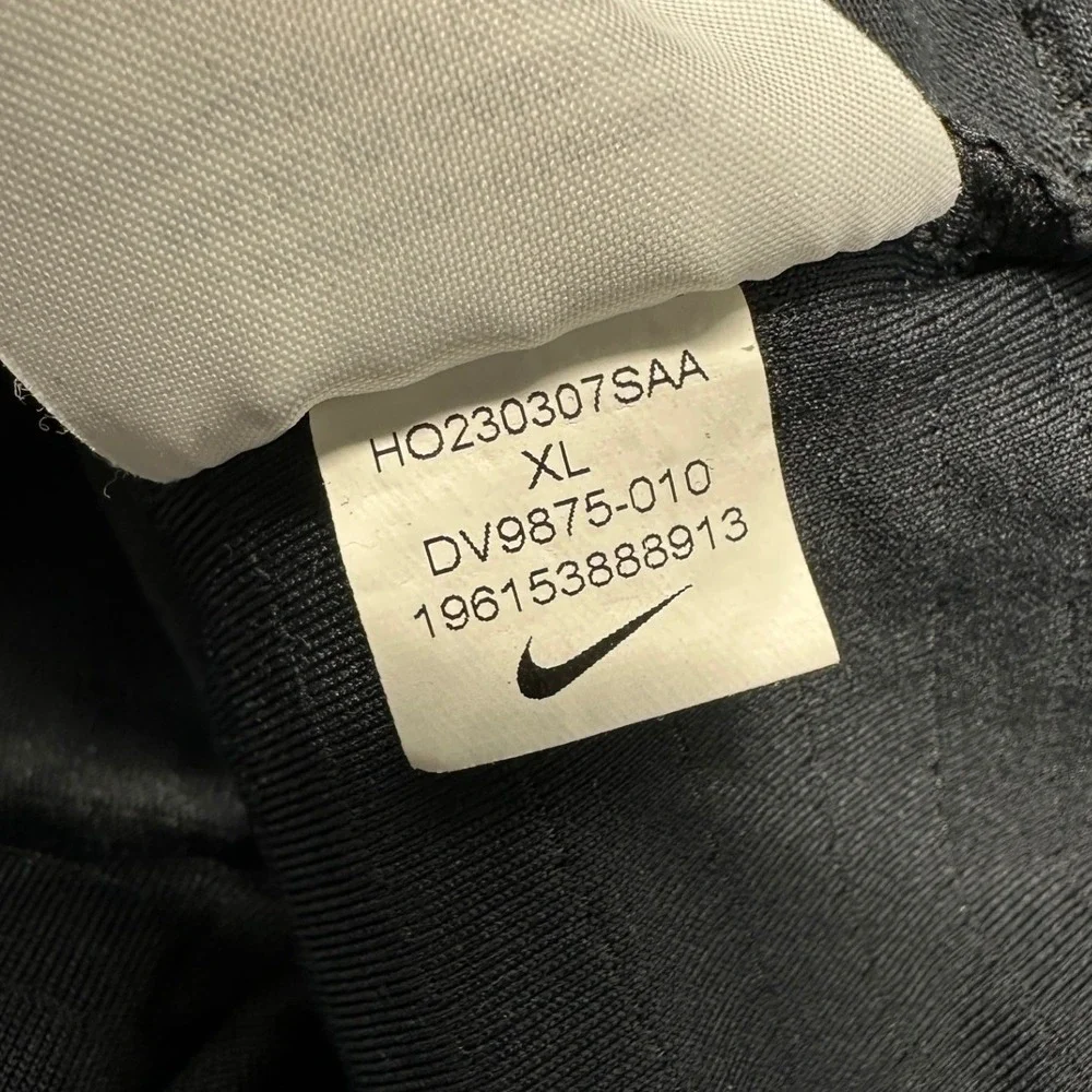Nike Yoga Textured Hoodie Black Dri-FIT Pullover DV9875-010 / Mens XL